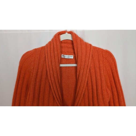 Brunello Cucinelli sz. M 100% Cashmere Italy Cardigan Sweater Ribbed Knit Button - Picture 3 of 9